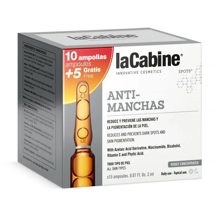 Ampollas Antimanchas: 10 + 5 Unidades - La Cabine