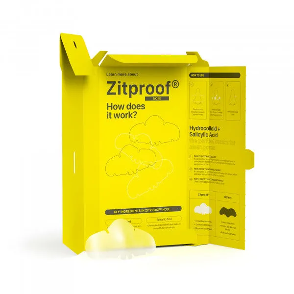 Zitproof Parches Hidrocoloides para Nariz - Acnemy