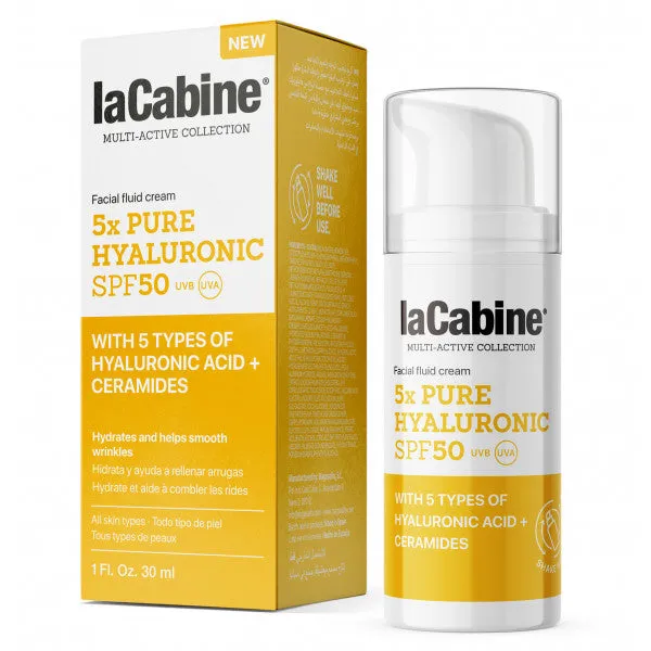 5x Pure Hyaluronic Crema Facial Spf50 - La Cabine