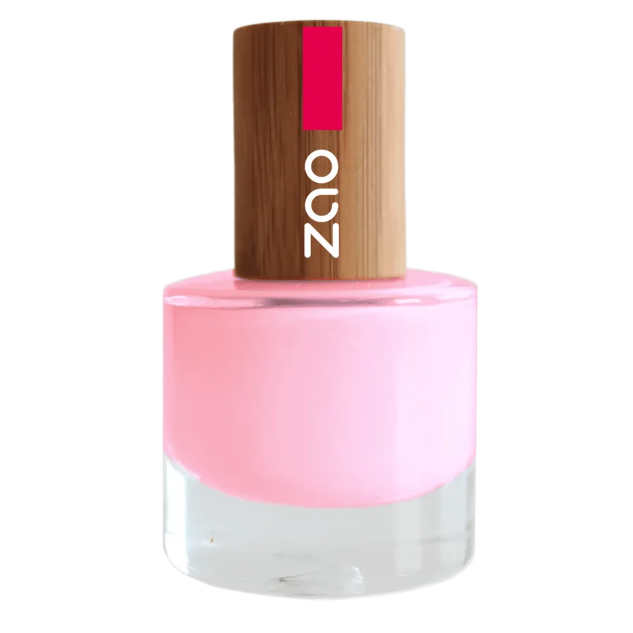 Esmalte de uñas orgánico - 654 Candy pink - 8 ml - Zao Make-up