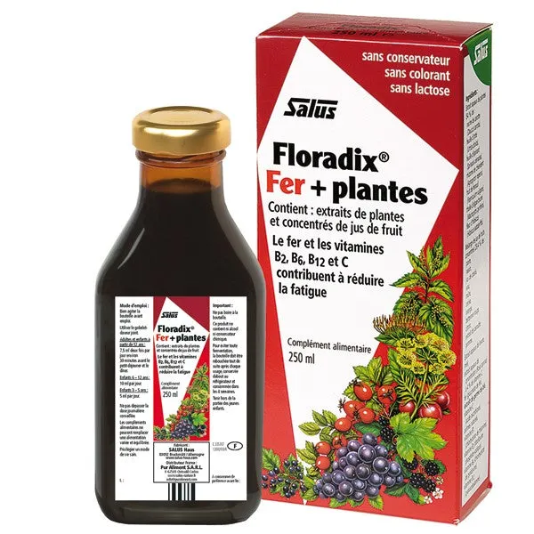 Floradix - Hierro + Plantas - 500 ml - Salus