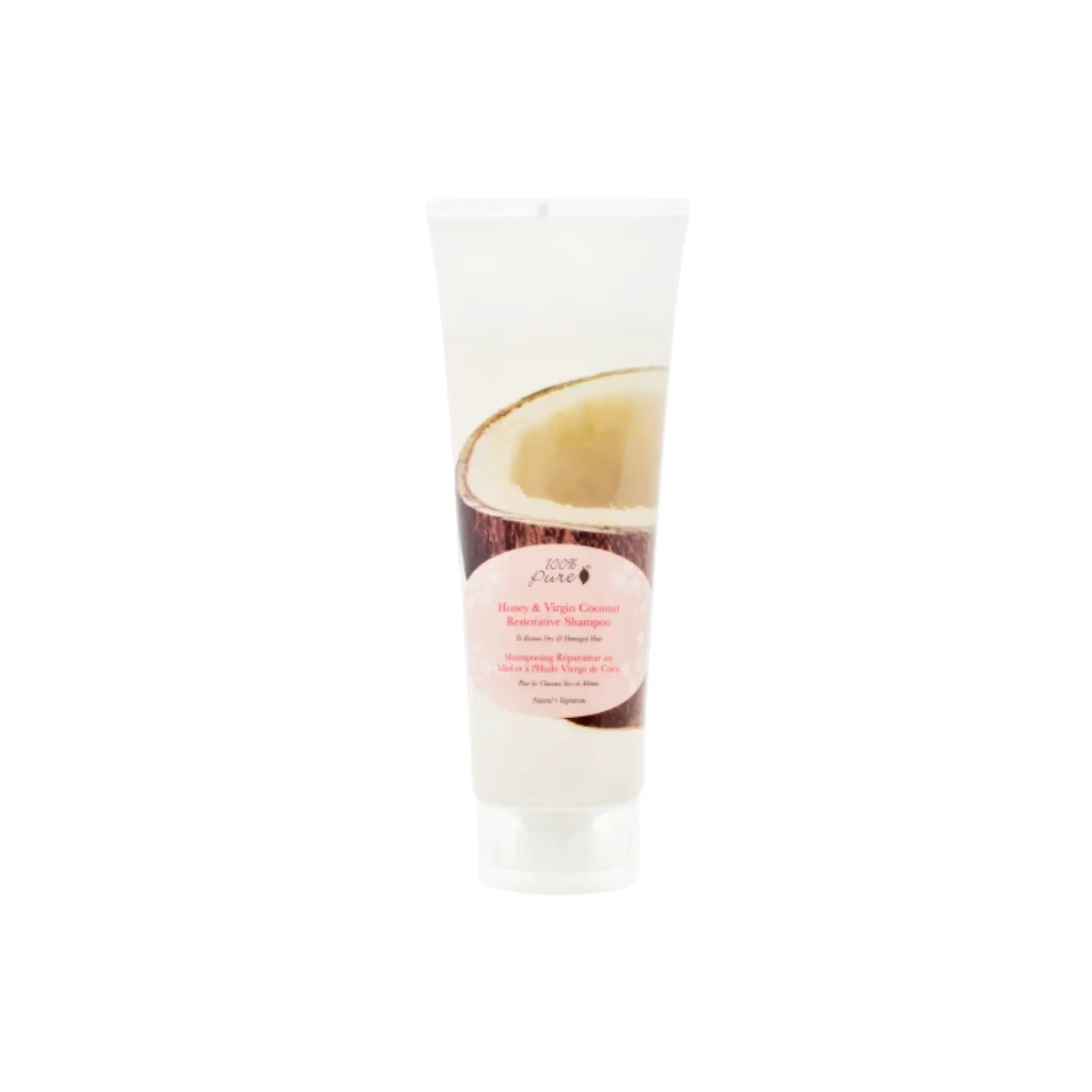 Champú nutritivo y reparador con miel y aceite de coco