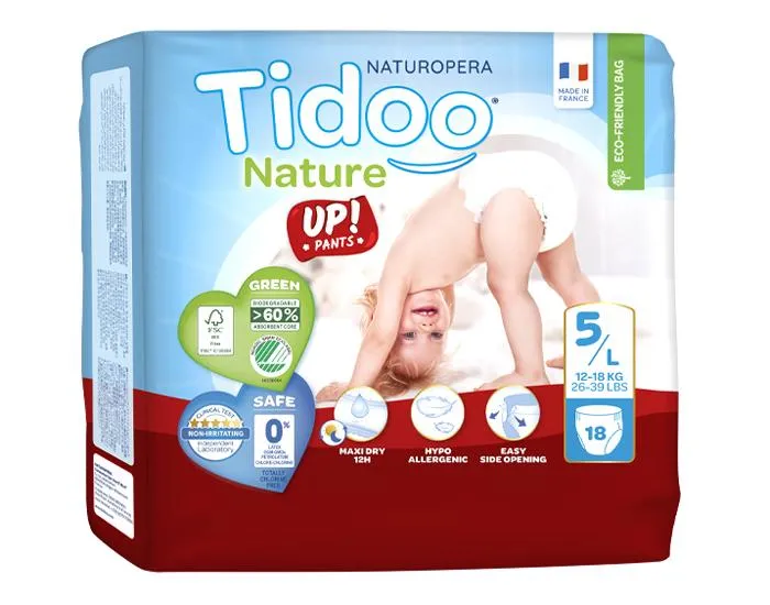 Pañales Naturaleza Ecológicos -12-18 kg / 36 pañales-Tidoo