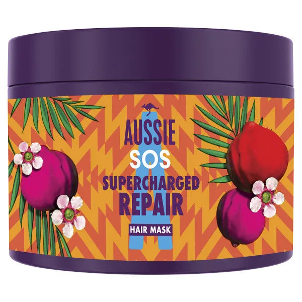 Sos Mascarilla Capilar de Reparación Supercargada 450 ml - Aussie