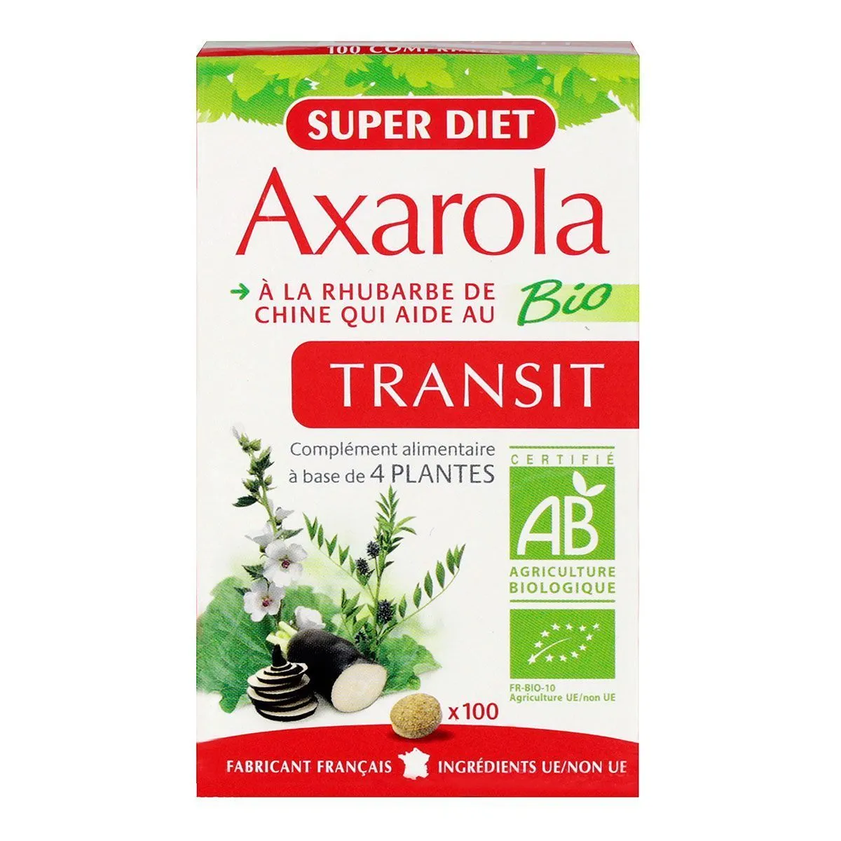 Axarola Bio transit - 100 comprimidos - Super dieta