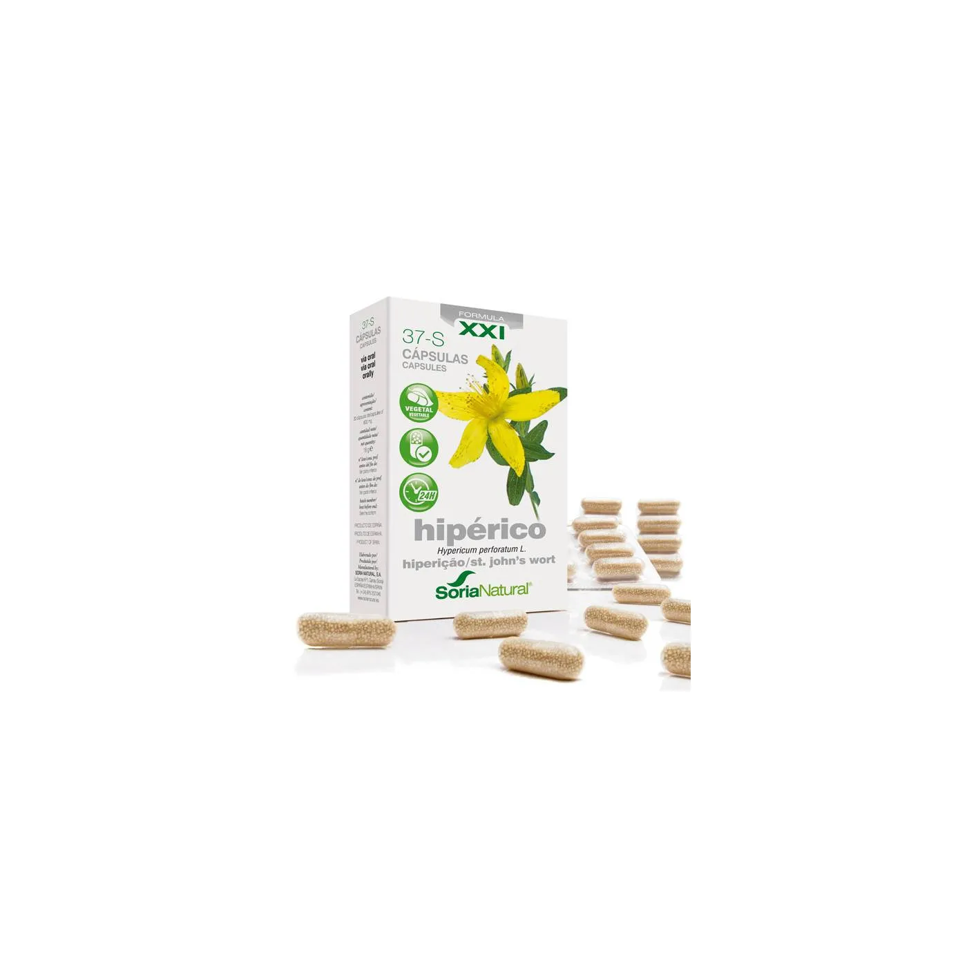 37s Hiperico Caps Liberacion Prolongada Ref 090