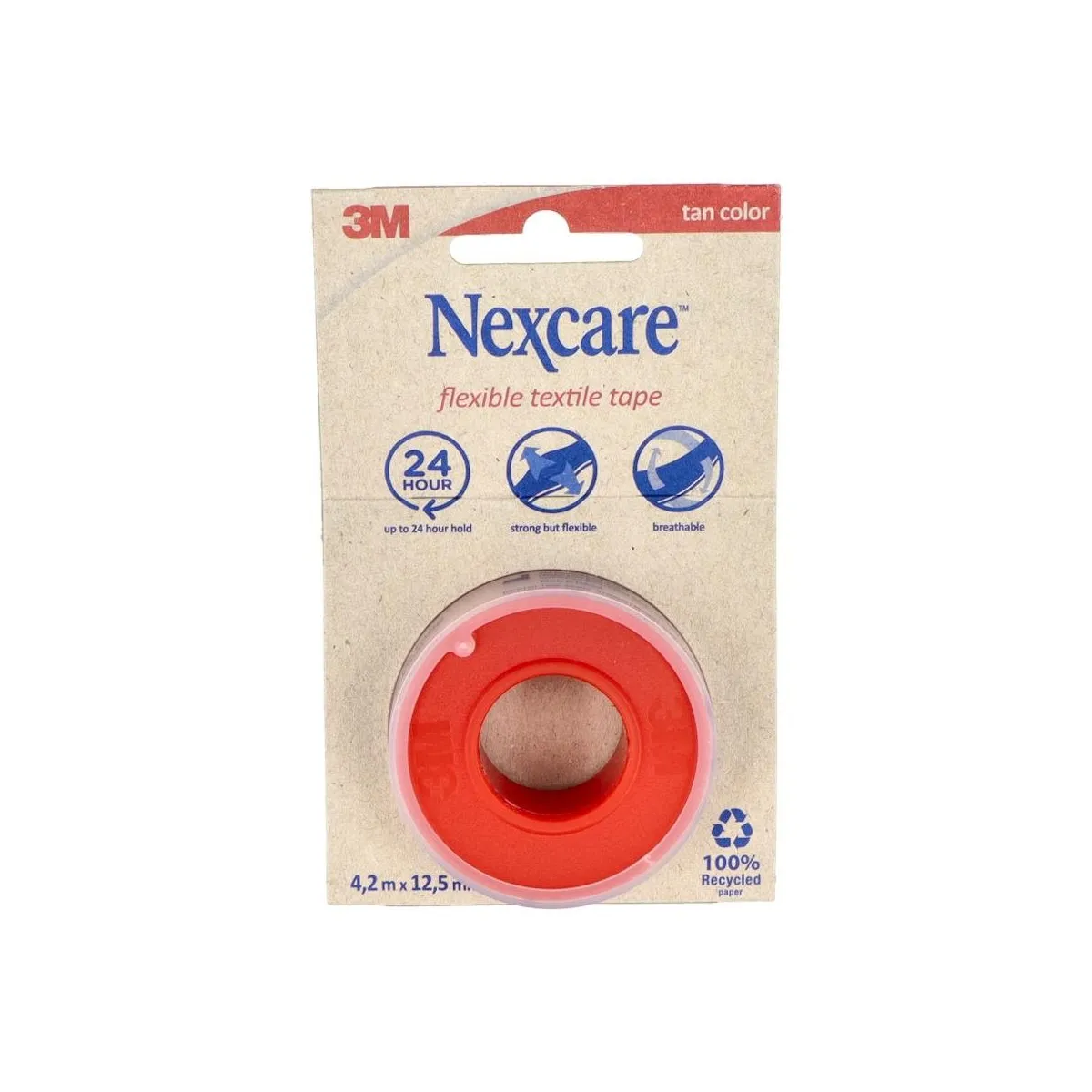 3m Nexcare Esparadrapo Tela Flexible 4,2 M X 1,25 Cm