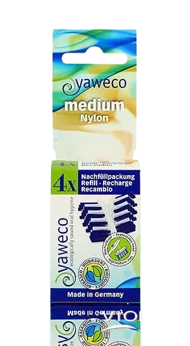 Cabezal de recambio mediano para cepillo de dientes-x4-Yaweco
