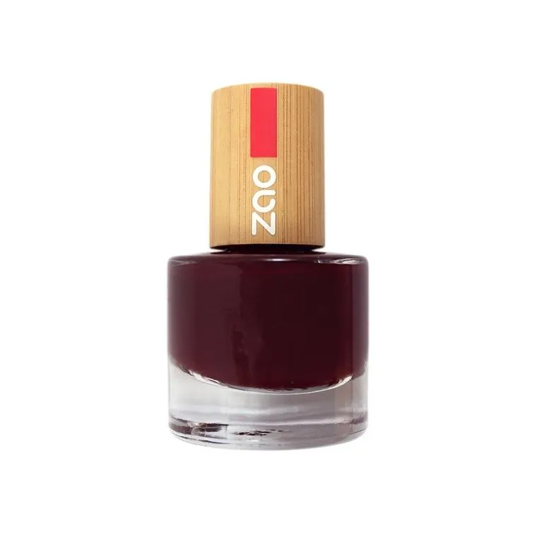 Esmalte de uñas orgánico - 659 Cereza negra - 8 ml - Zao Make-up
