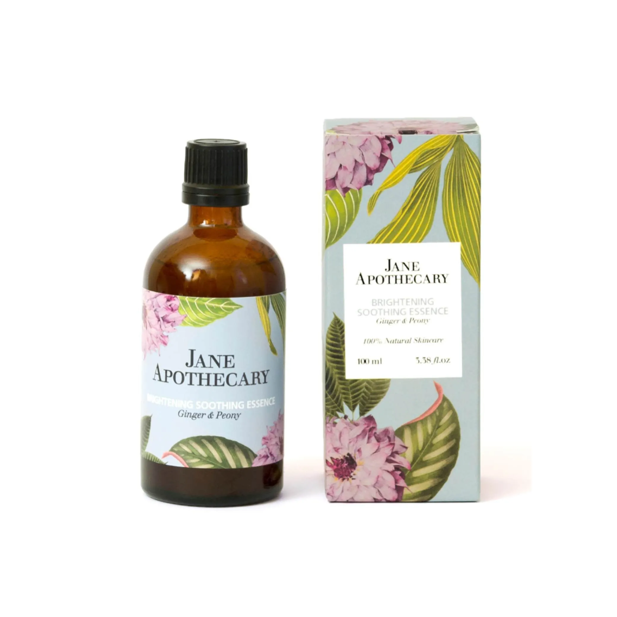 Esencia facial calmante e iluminadora