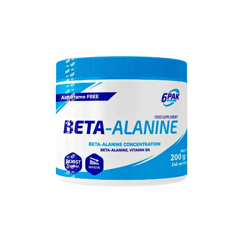 6PAK Beta-Alanina, polvo - 200 g