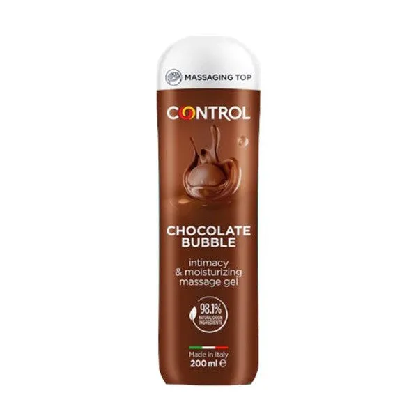 Chocolate Bubble Gel de Masaje íntimo E Hidratante - Control
