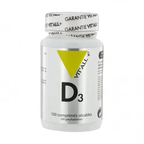 Vitamina D3-800UI-100 comprimidos-Vit'all+