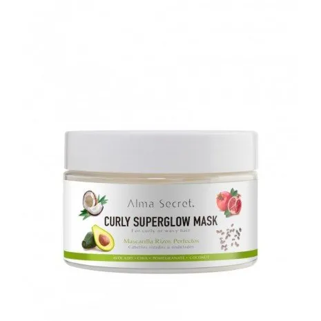 Mascarilla Capilar Cabello Rizados y Ondulados Curly Superglow Mask 250 ml - Alma Secret