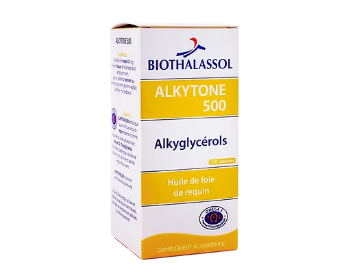 Alkytone 500-Aceite de hígado de tiburón-120 cápsulas-Biothalassol