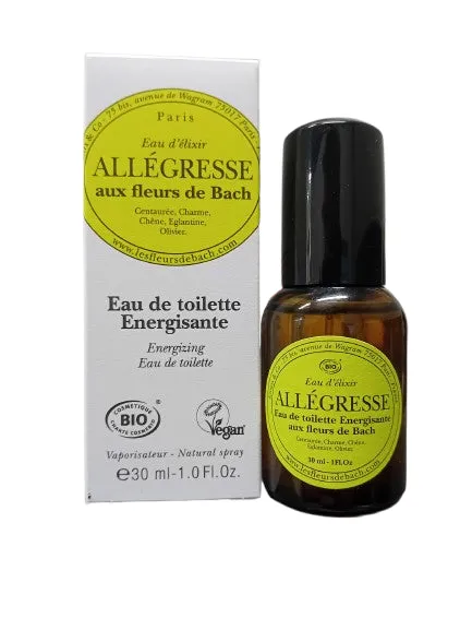 Alllégresse - Agua de colonia energizante orgánica - 30ml - Elixir&Co