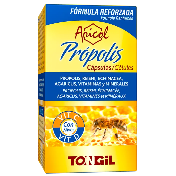 Apicol Propóleo - 40 cápsulas - Tongil