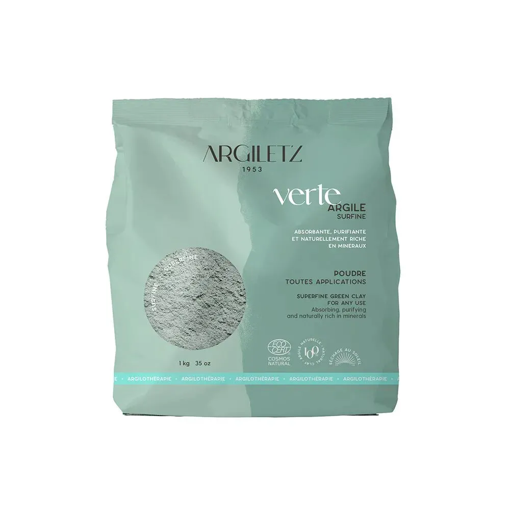 Arcilla Verde Surfine-1kg-Argiletz