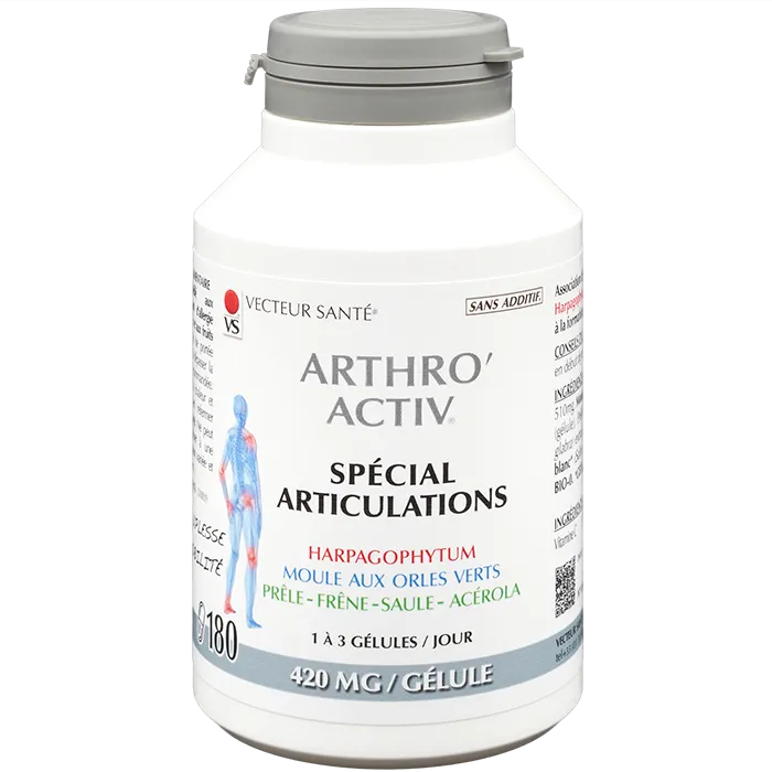 Arthro'activ - Articulaciones especiales - 60 cápsulas - Vector de salud