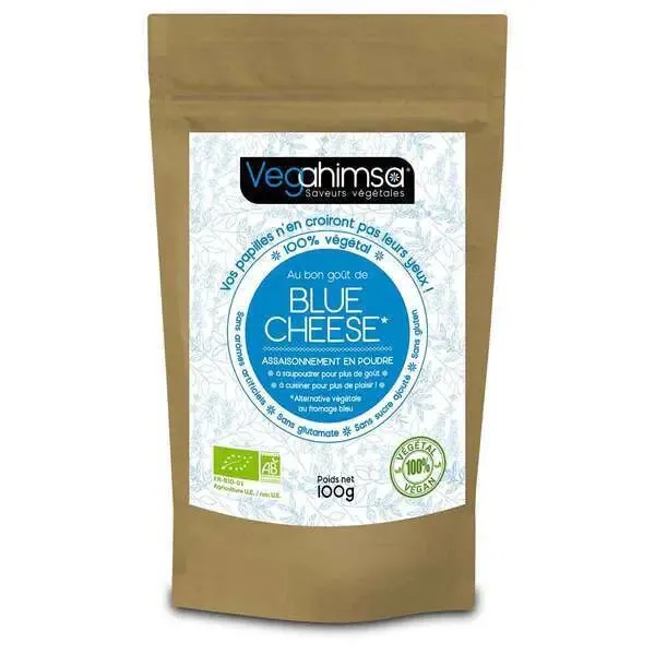Condimento vegetal Queso Azul Bio-100g-VegaHimsa
