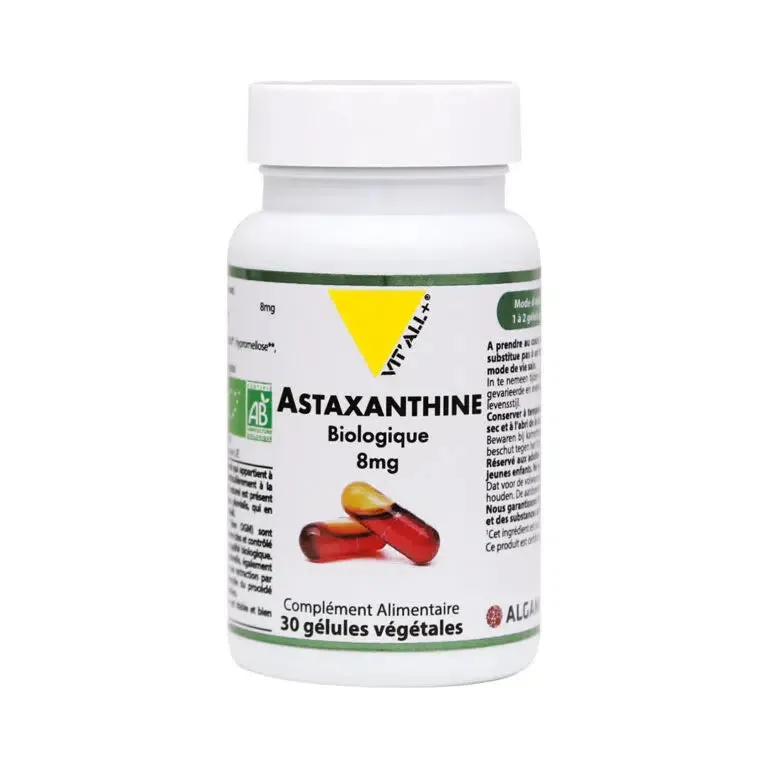 Astaxantina Bio-8mg-30 cápsulas-Vit'all+