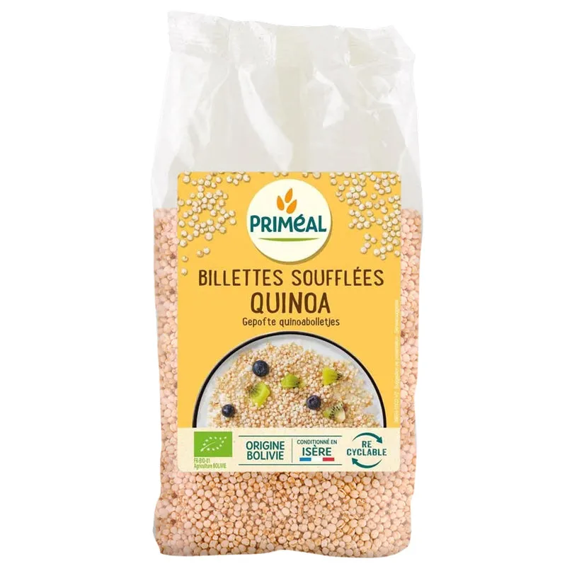 Quinua Inflada Orgánica en Billetes-100g-Priméal