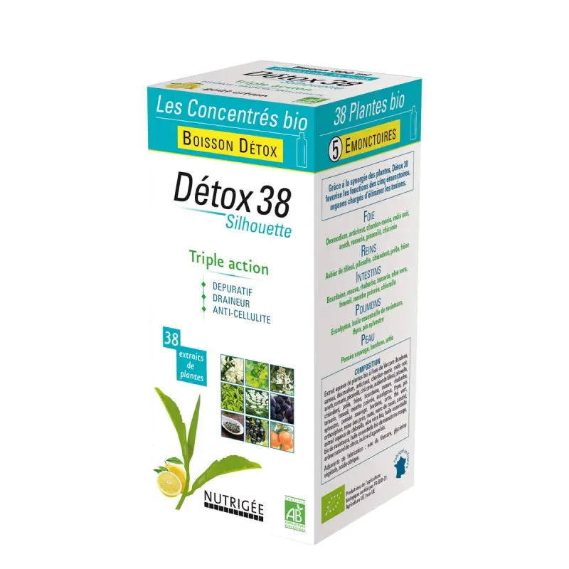 Bebida Detox 38 Silhouette - 300 ml - Nutritiva
