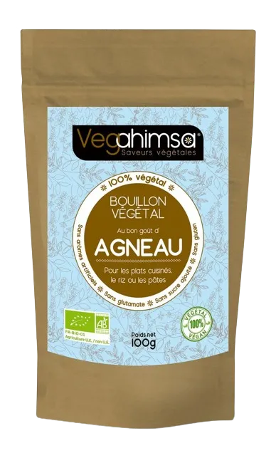 Caldo de verduras de cordero ecológico-100g-VegaHimsa