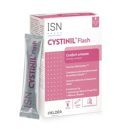 CYSTINIL FLASH Cura de 5 días-10 sticks-ISN