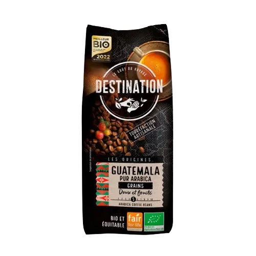 Café en Grano Orgánico Puro Arábica de Guatemala-500g-Destino