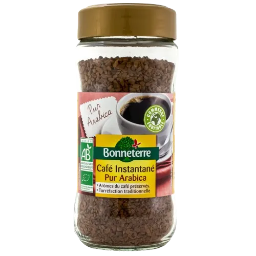 Café instantáneo Arábica puro ecológico-100g-Bonneterre