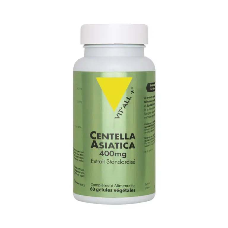 Extracto de Centella Asiática 400mg - 60 cápsulas vegetales - Vit'all+