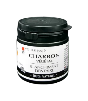 Blanqueamiento dental con carbón-40g-Vector de salud