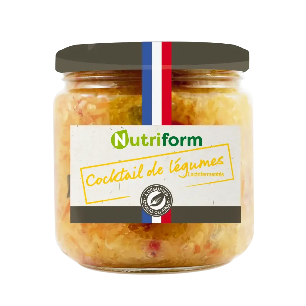 Cóctel de verduras lactofermentadas-380g-Nutriform