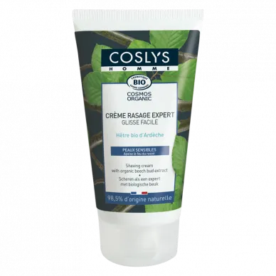 Crema de afeitar experta ecológica para pieles sensibles-125ml-Coslys