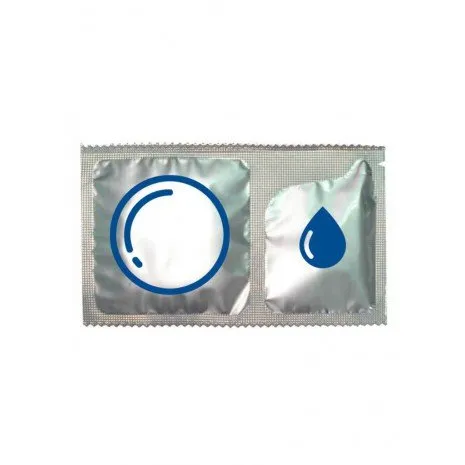 Condones 2 in One Touch and Feel + Lubricante 6 Unidades - Control