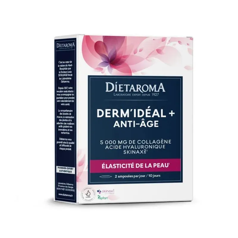 Derm'idéal+ Antiedad Elasticidad de la piel - 20 ampollas