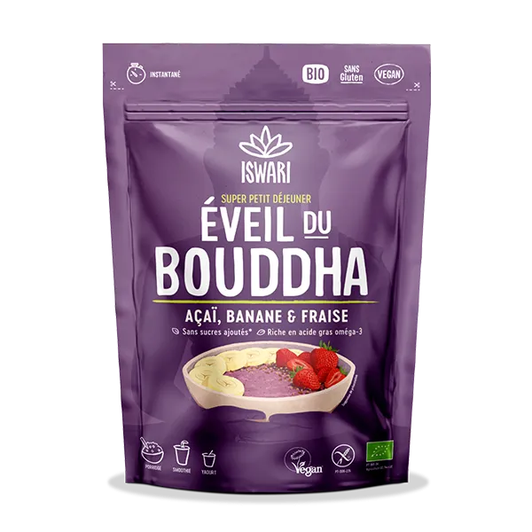 Despertar del Buda Acai, Fresa y Plátano-360g-Iswari