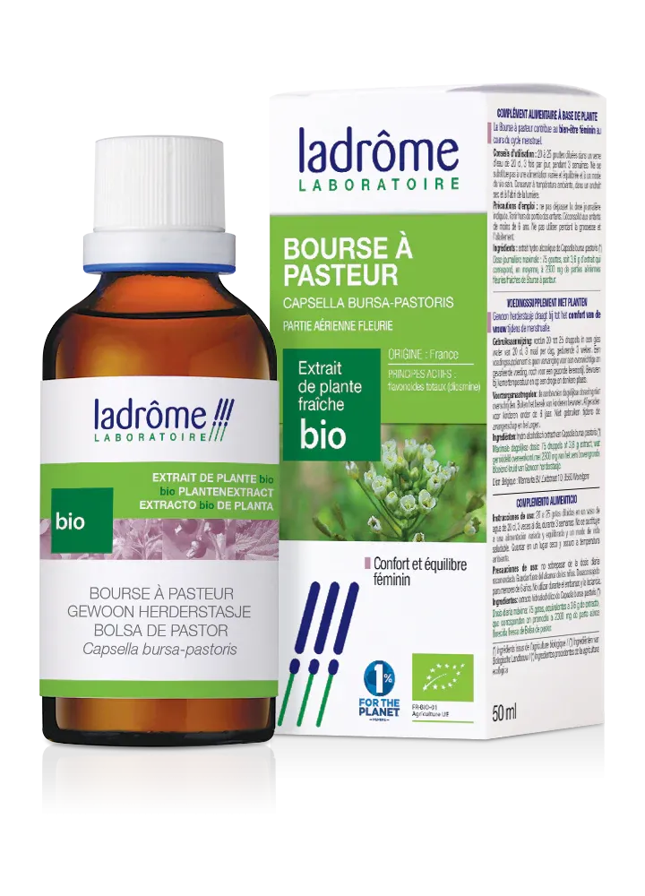 Extracto de Monedero de Pasteur Bio-50ml-Ladrôme