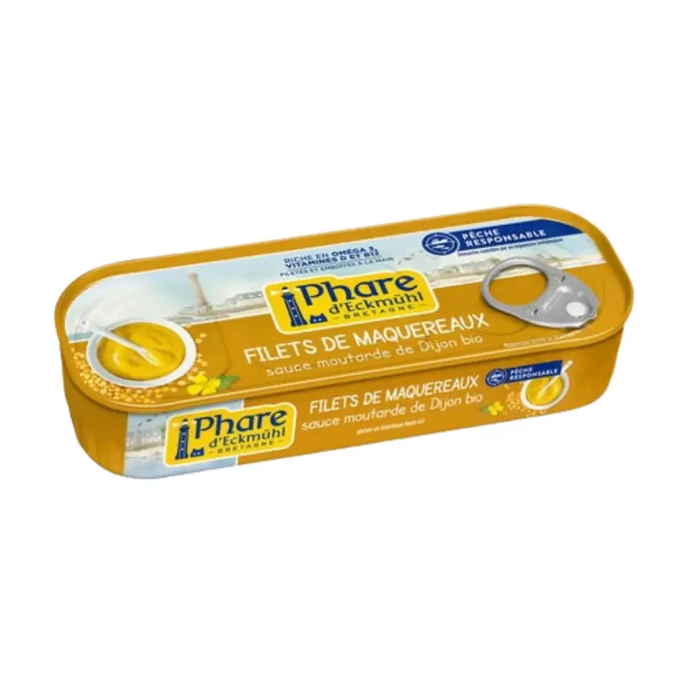 Filetes de caballa con mostaza de Dijon Bio-Phare de Eckmühl