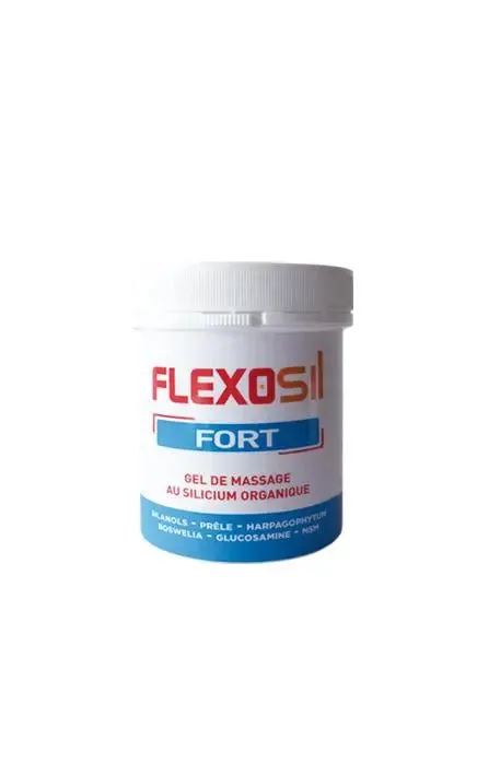 Flexosil Fort - Gel de masaje de silicona - 200ml - Concepto de nutrición