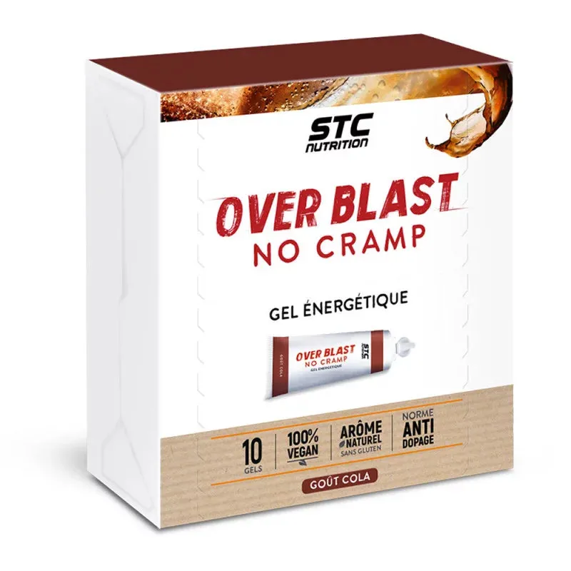 Geles energéticos OVER BLAST NO CRAMP-10x25g-STC