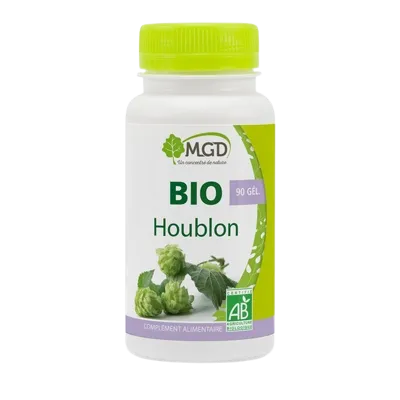 Lúpulo orgánico 480mg-90 cápsulas-MGD