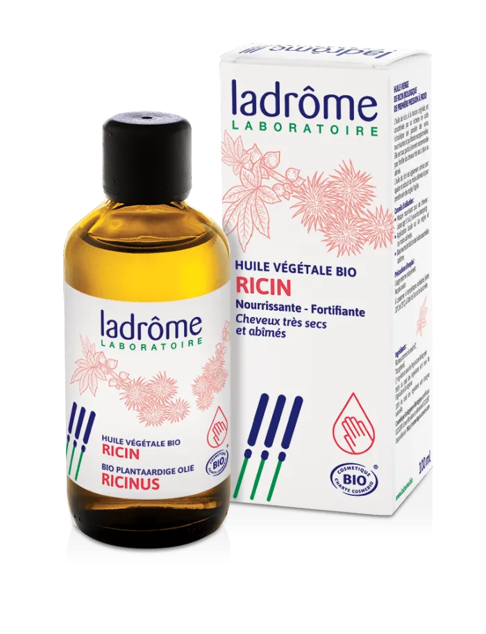 Aceite vegetal de ricino orgánico-100ml-ladrôme