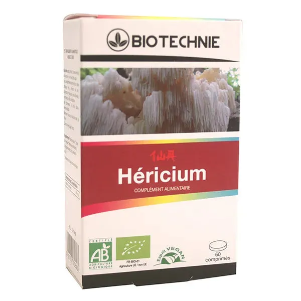 Hericium bio-60 comprimidos-B-Technie