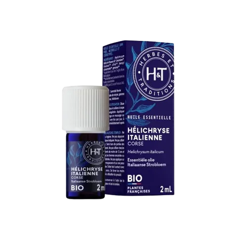 Aceite esencial de Helichrysum italiano orgánico-5ml-Herbes et Traditions