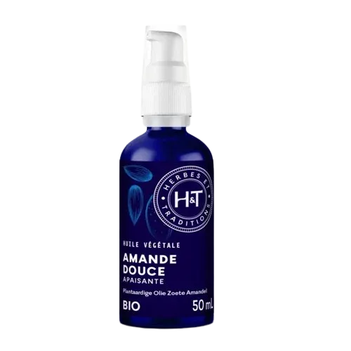 Aceite Vegetal de Almendras Dulces Bio-50 o 100ml-Herbes et Traditions