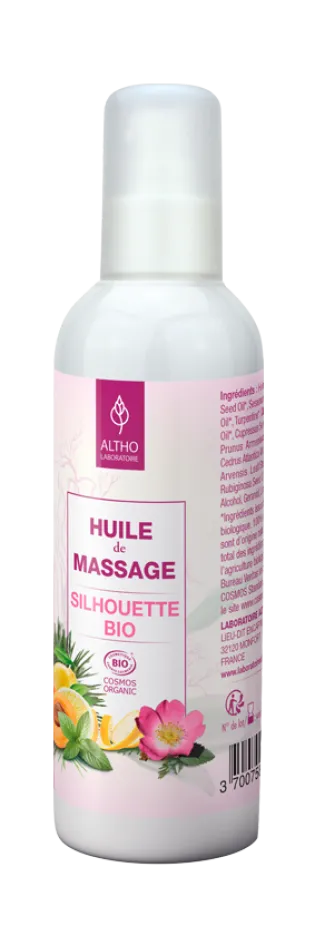 Aceite de masaje "silueta" orgánico-200ml-Altho