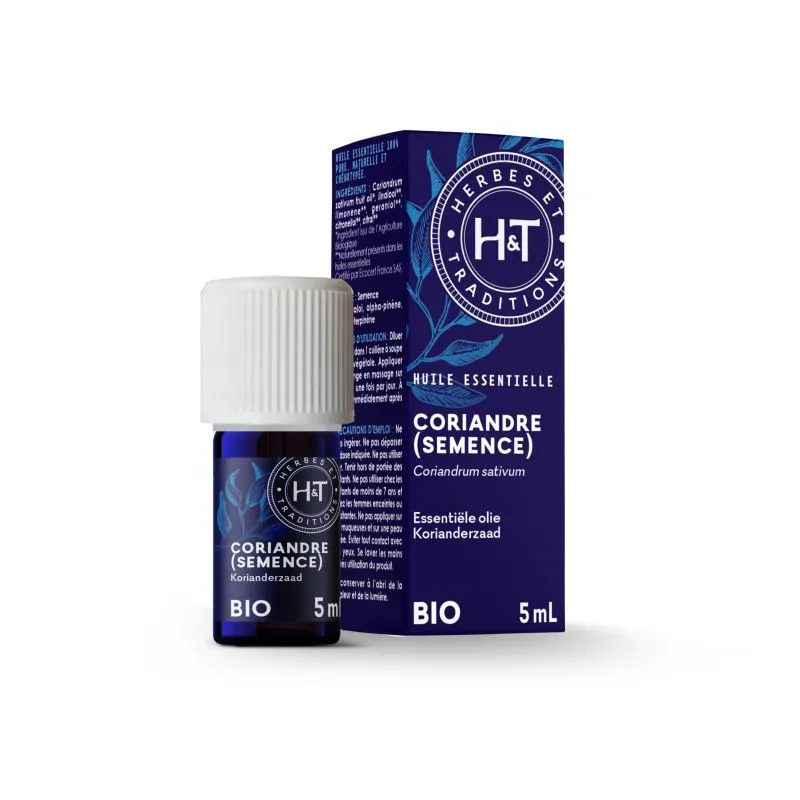Aceite esencial de cilantro orgánico-5ml-Hierbas y tradiciones