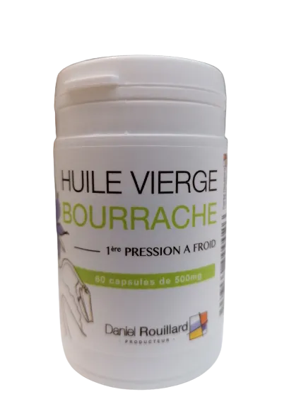 Aceite Virgen de Borraja-60 o 200 cápsulas-Daniel Rouillard